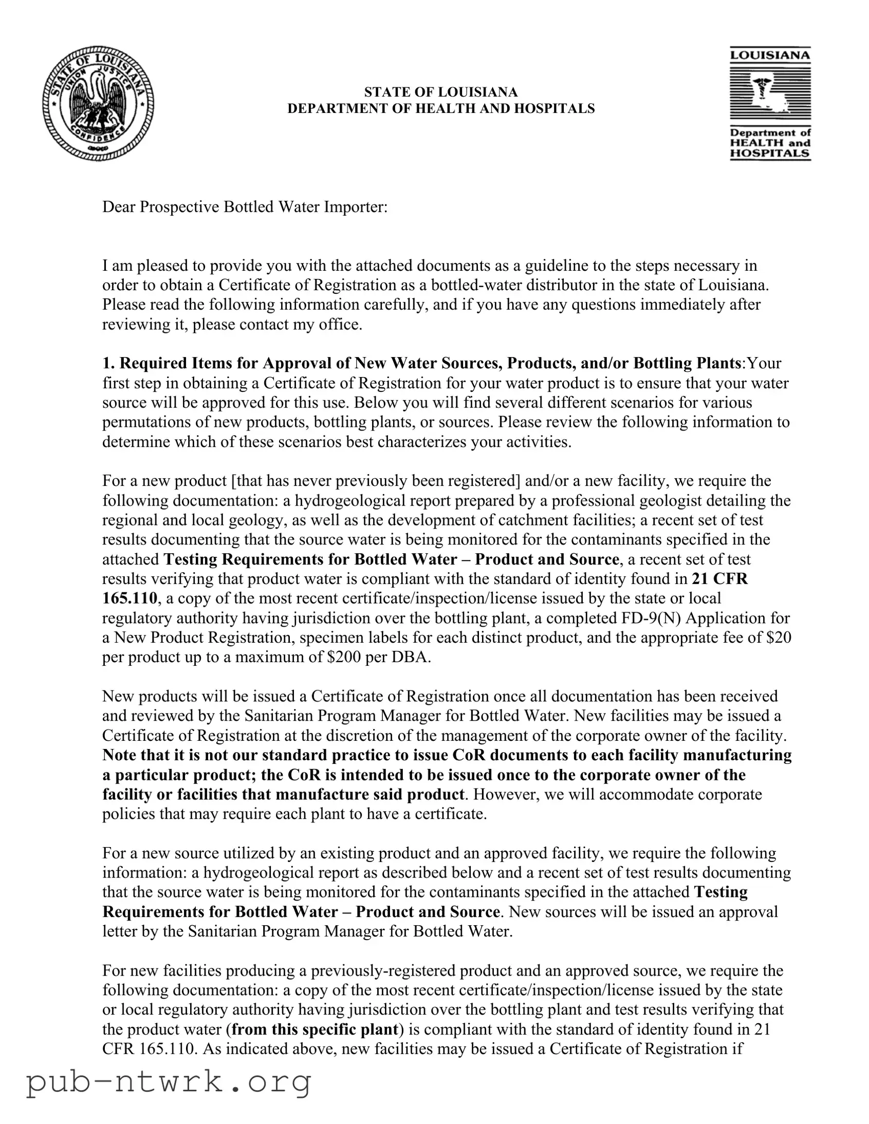 Blank Louisiana Fd 9 PDF Form