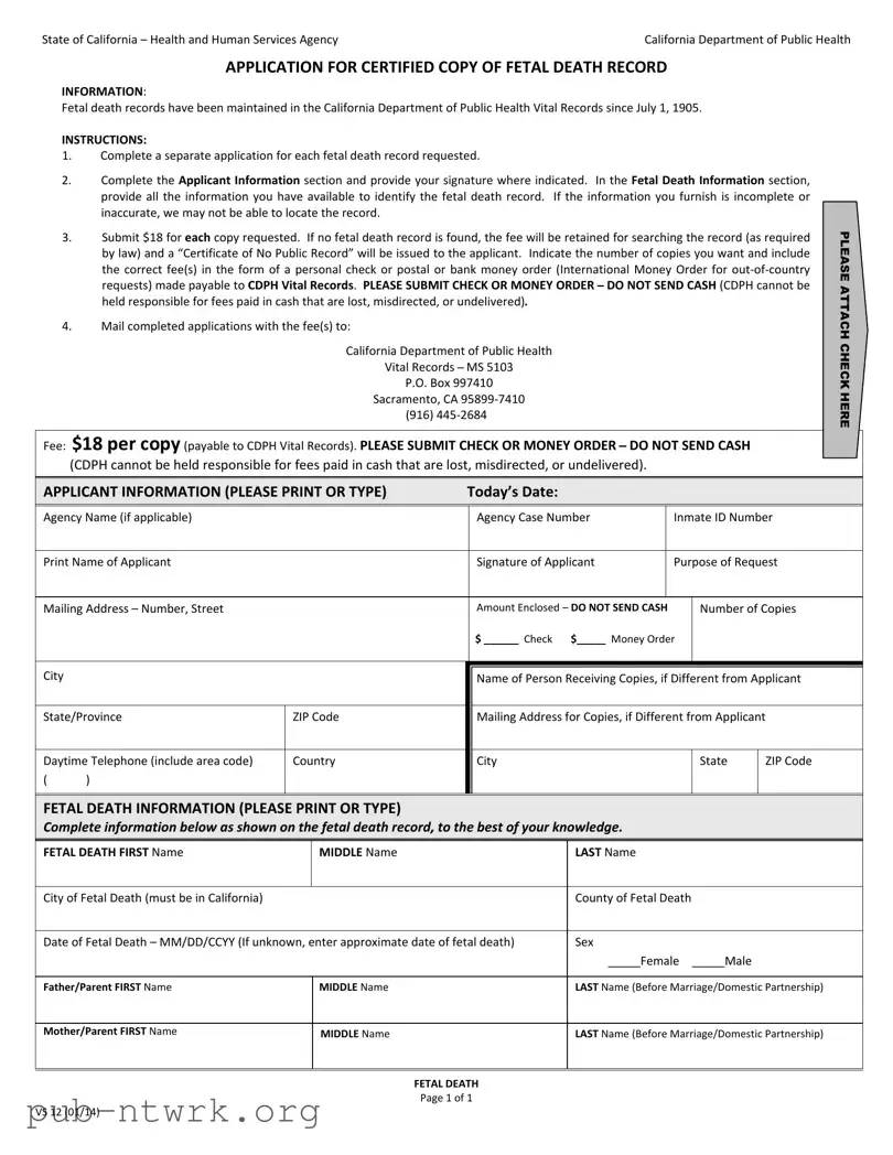 Blank California Vs 12 PDF Form