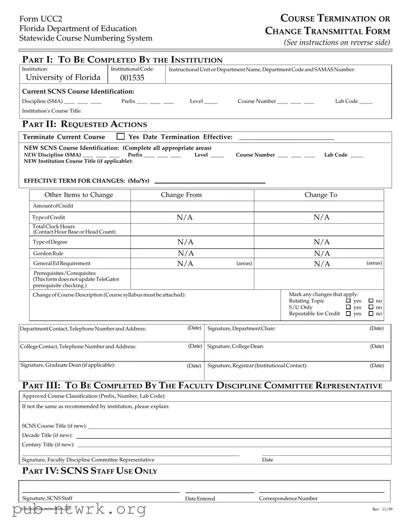 Blank Florida Ucc2 PDF Form