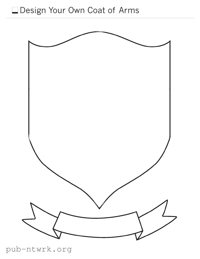Blank Coat Of Arms PDF Form