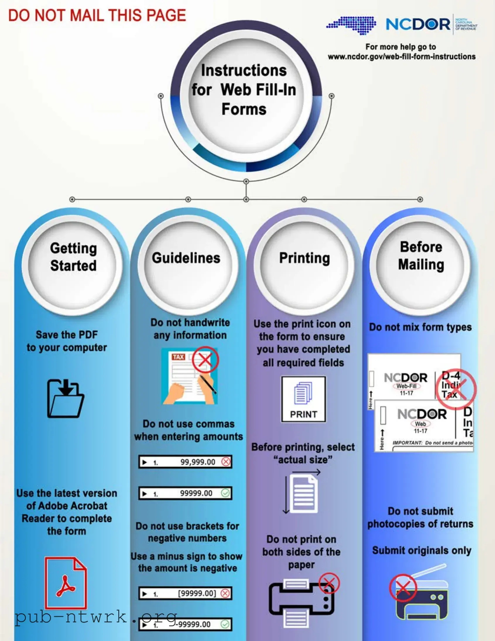 Blank Nc 242 PDF Form