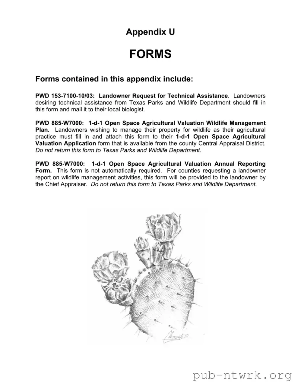 Blank Texas Pwd PDF Form